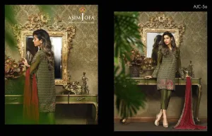Eid dresses 2017 lawn dress by asim jofa Model#Eid 264