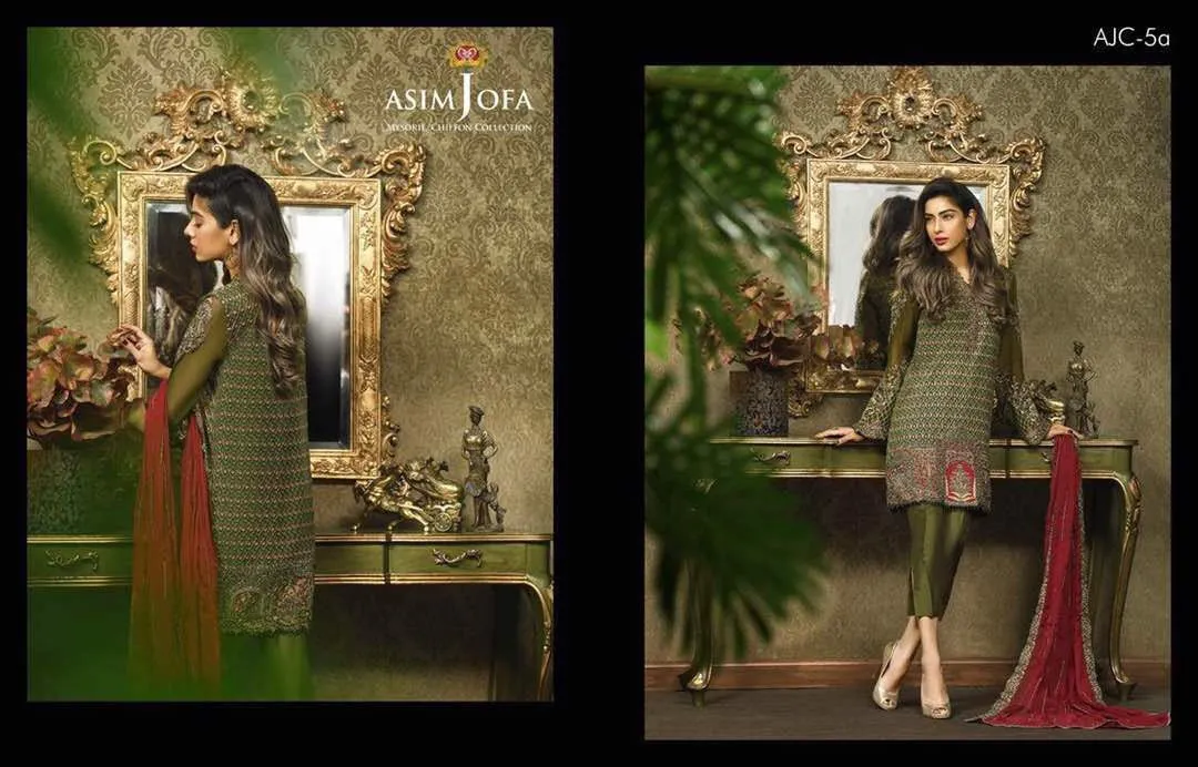 Eid dresses 2017 lawn dress by asim jofa Model#Eid 264