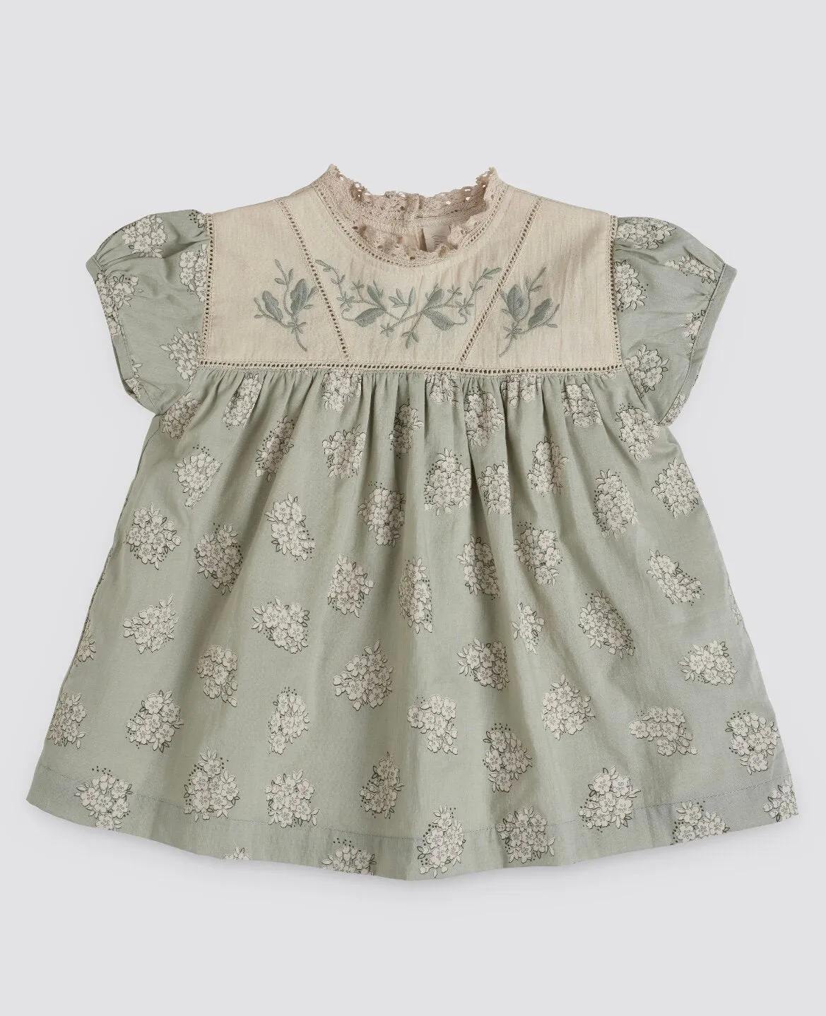 Ella Blouse Zinnia floral-Little Cotton Clothes