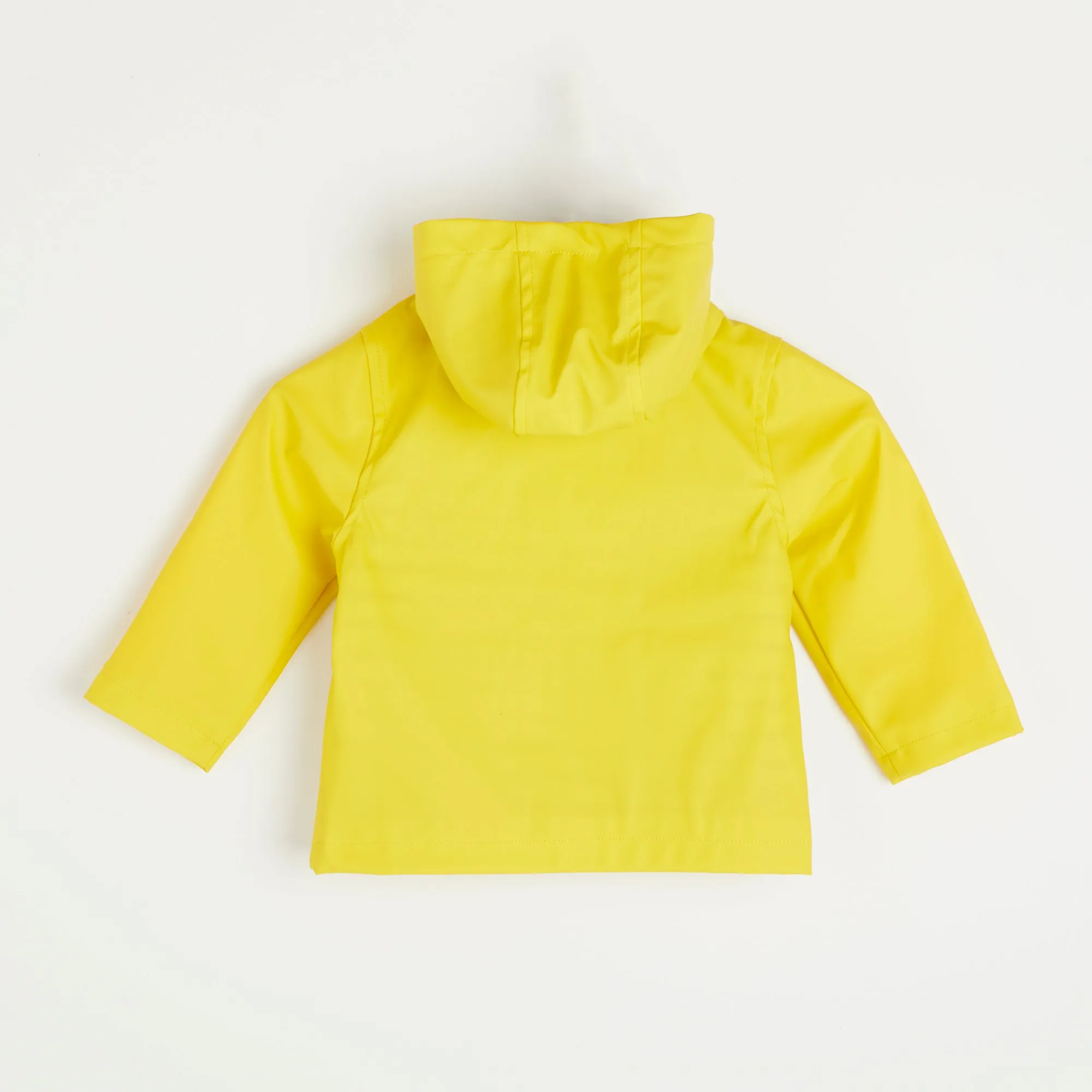 Embroidered Yellow Rain Jacket
