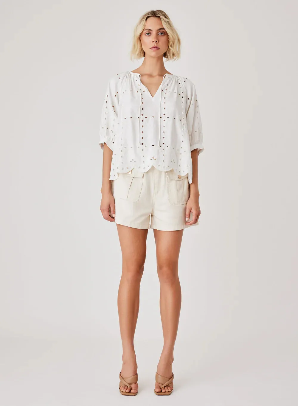Esmaee White Haven Blouse | White
