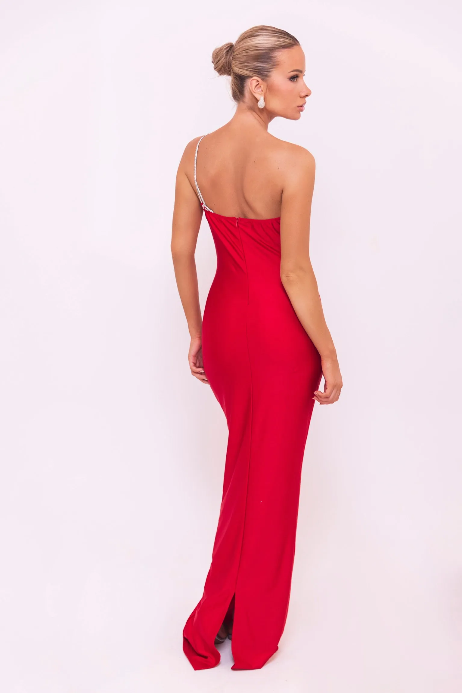 Evelina Red Dress
