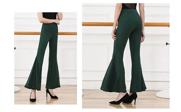 Flared Bottoms Dress Pants