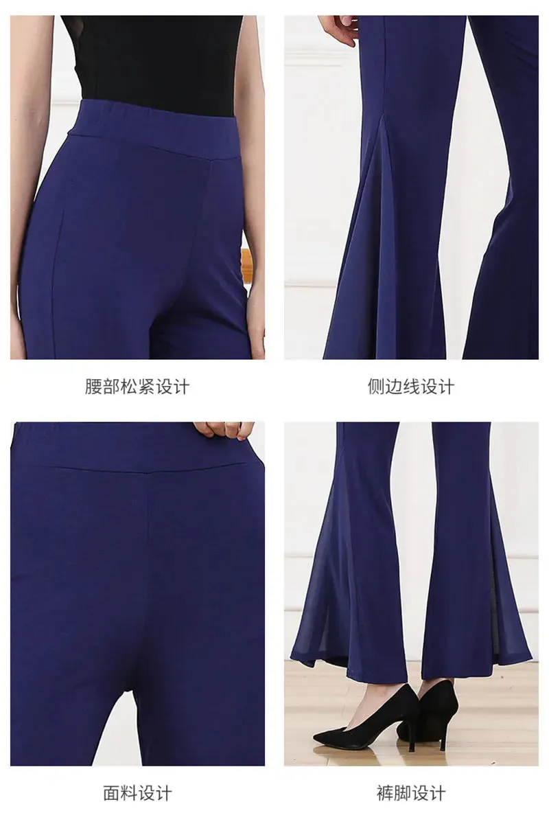 Flared Bottoms Dress Pants