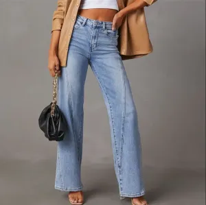 Flared Denim Jeans by Amares
