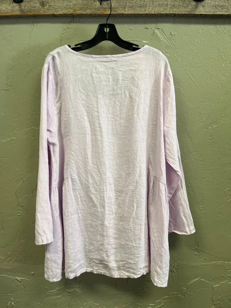 FLAX OVERSIZE LINEN TOP