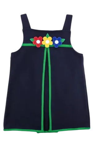 French Terry Knit Jumper With Flowers