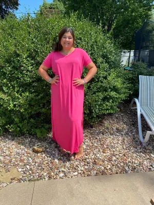 Fuchsia Maxi Dress