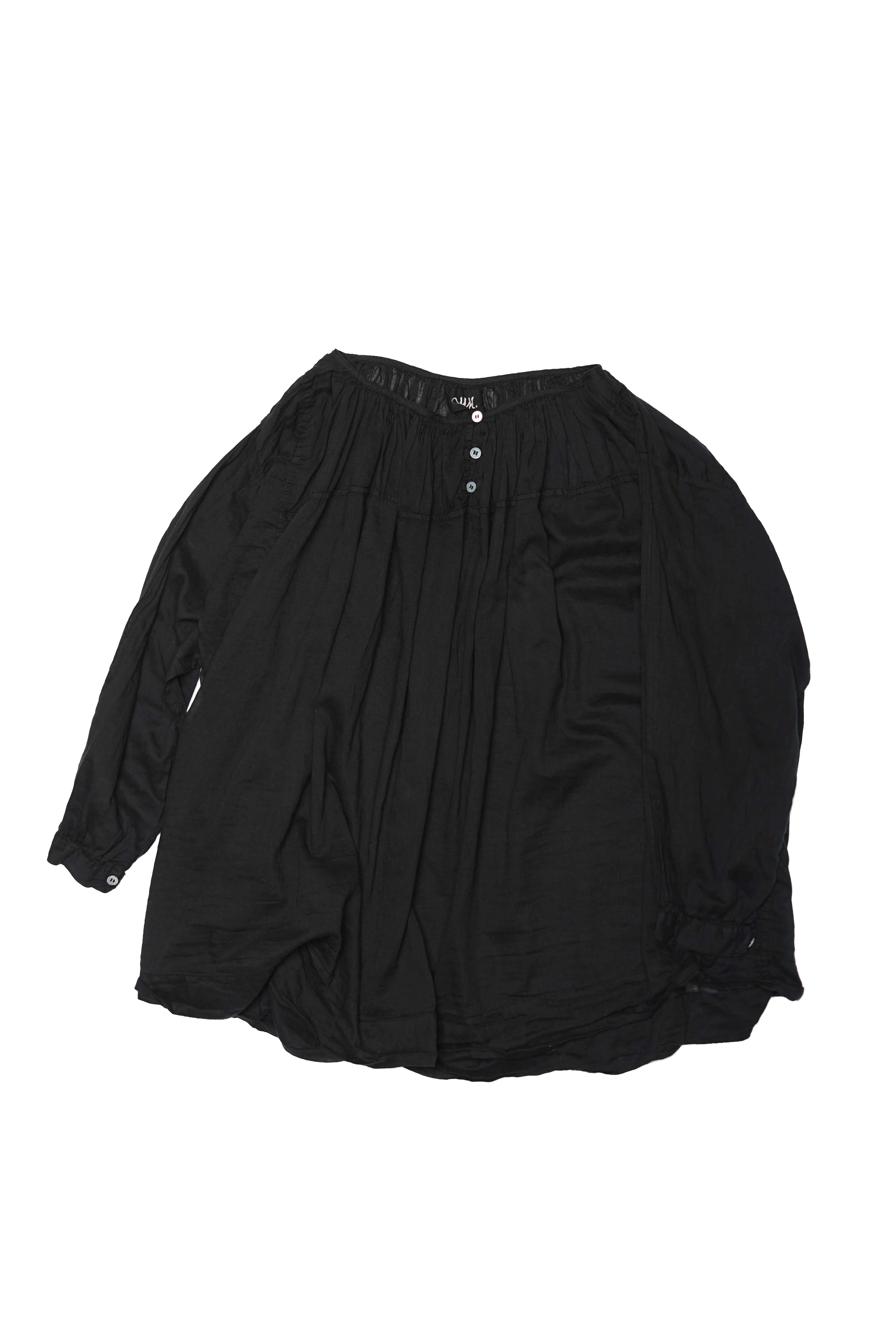 Gabrielle Gathered Blouse - Cotton Voile