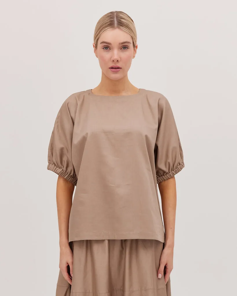 Gathered Sleeve Blouse