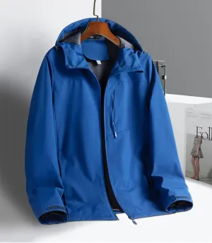 Gavin™ | Solid Color Waterproof Windbreaker Jacket