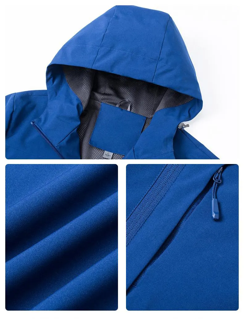 Gavin™ | Solid Color Waterproof Windbreaker Jacket