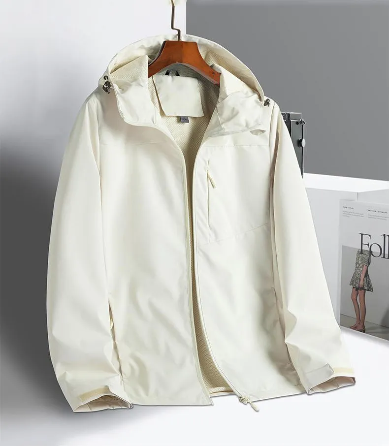 Gavin™ | Solid Color Waterproof Windbreaker Jacket