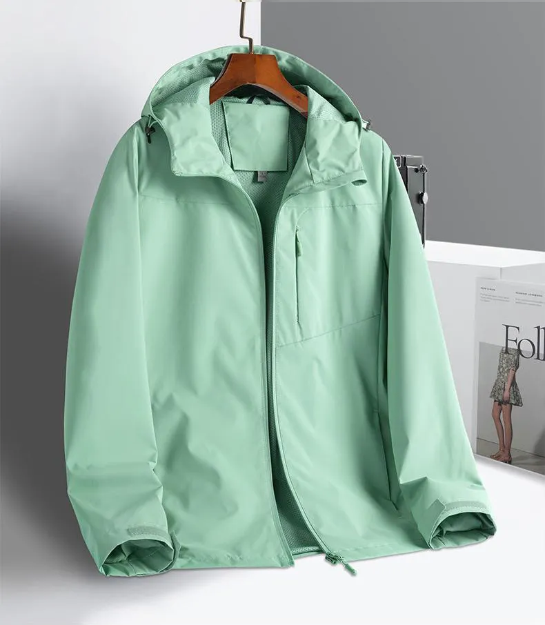 Gavin™ | Solid Color Waterproof Windbreaker Jacket
