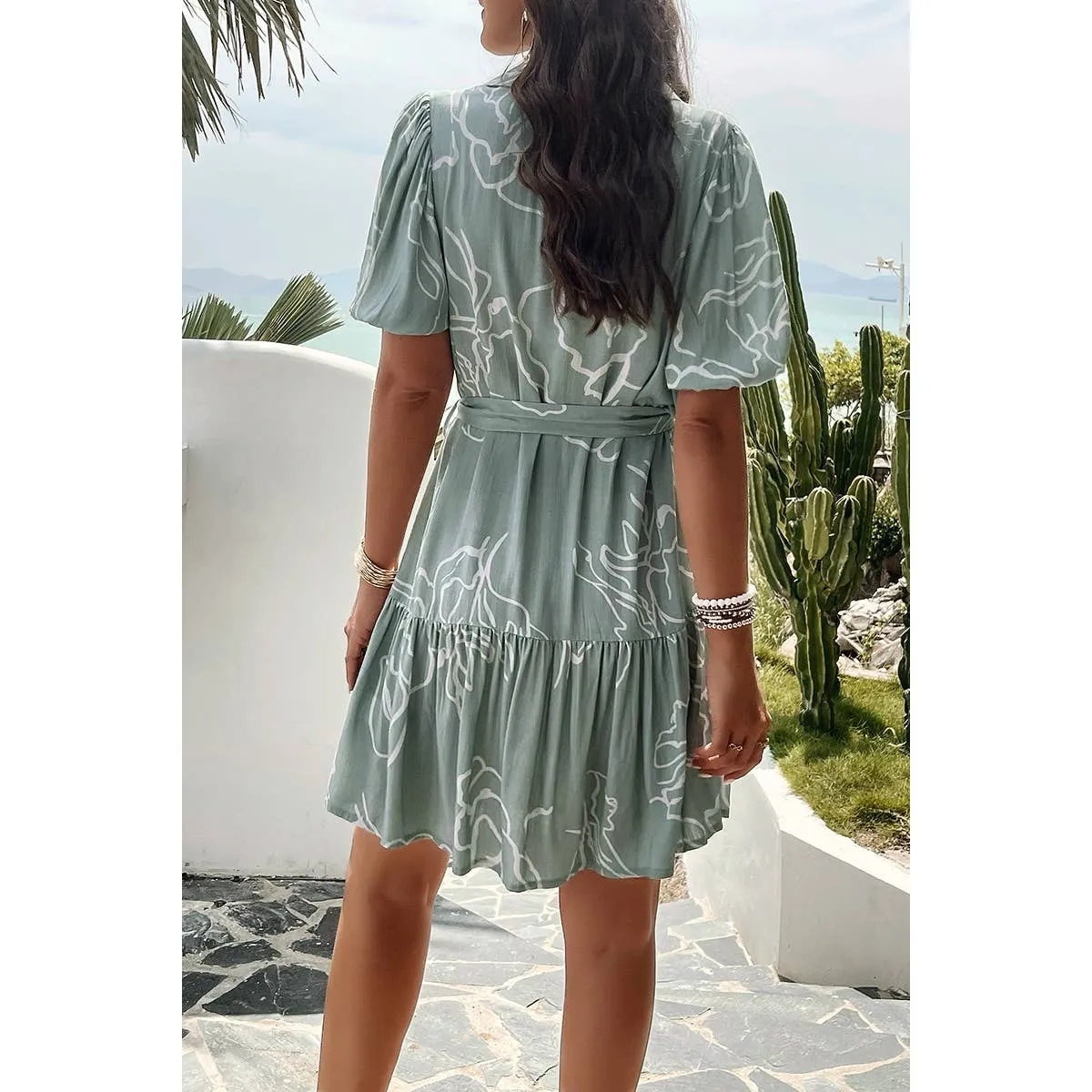 Geo Rhythm Shirt Dress