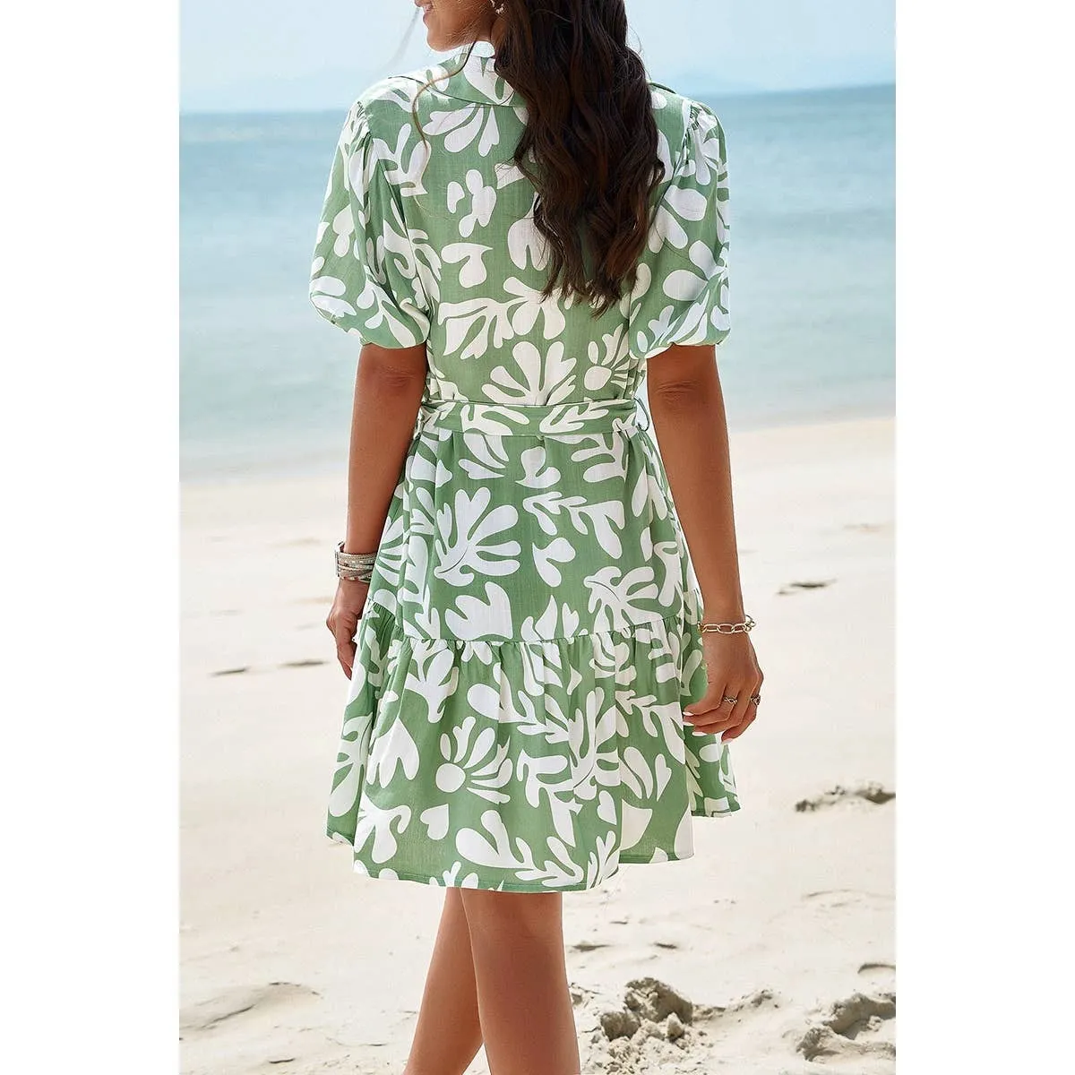 Geo Rhythm Shirt Dress