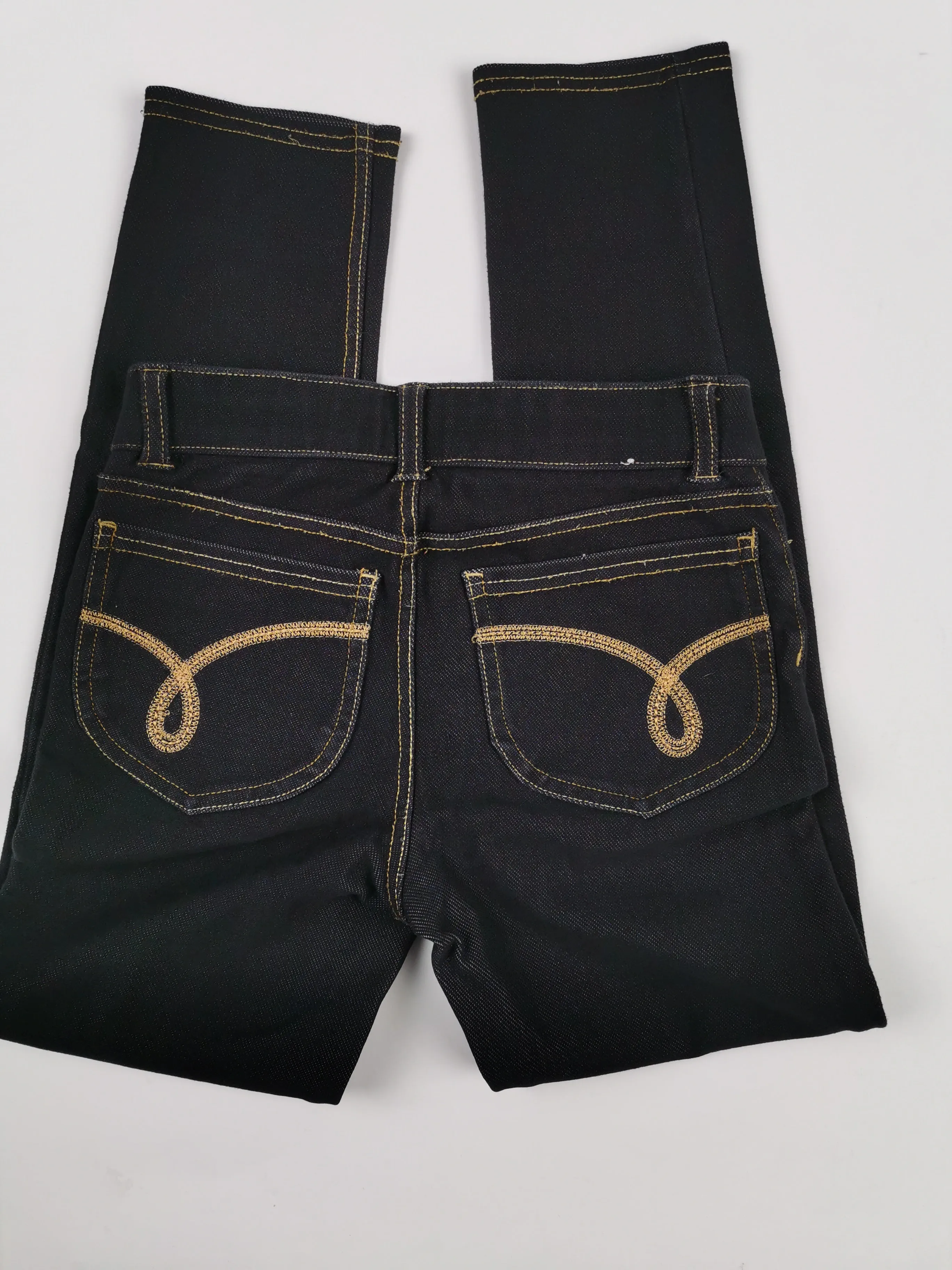 GIRL SIZE 10 YEARS - CALVIN KLEIN, Soft Black Jeggings EUC B35