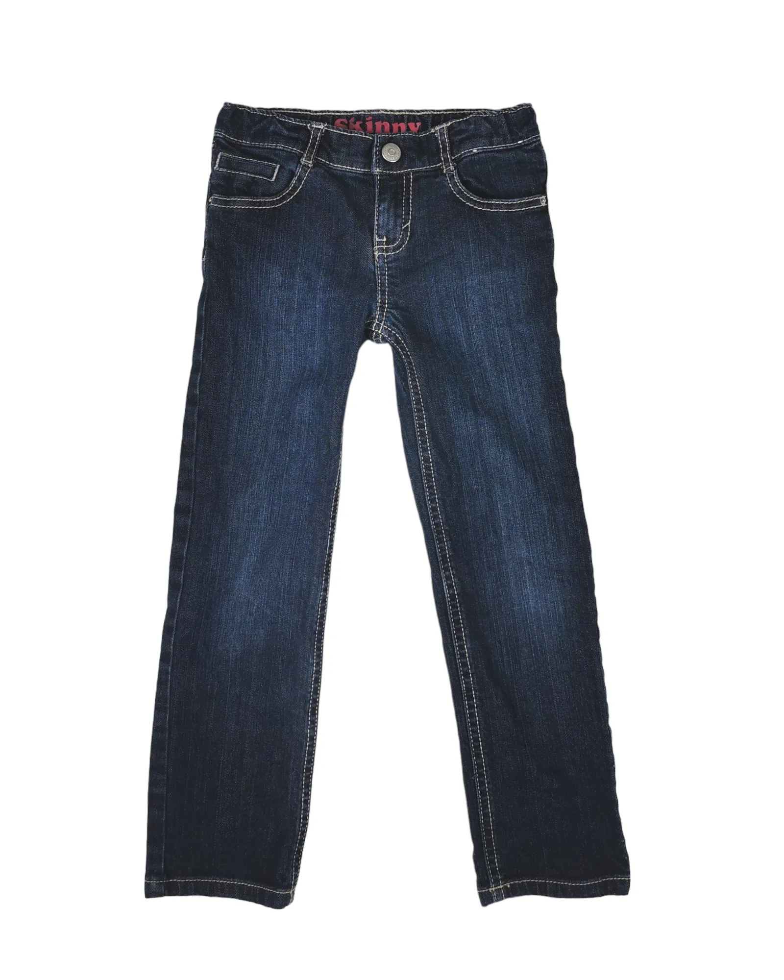 GIRL SIZE 5 YEARS - GYMBOREE, Darkwash, Straight cut Jeans EUC B47