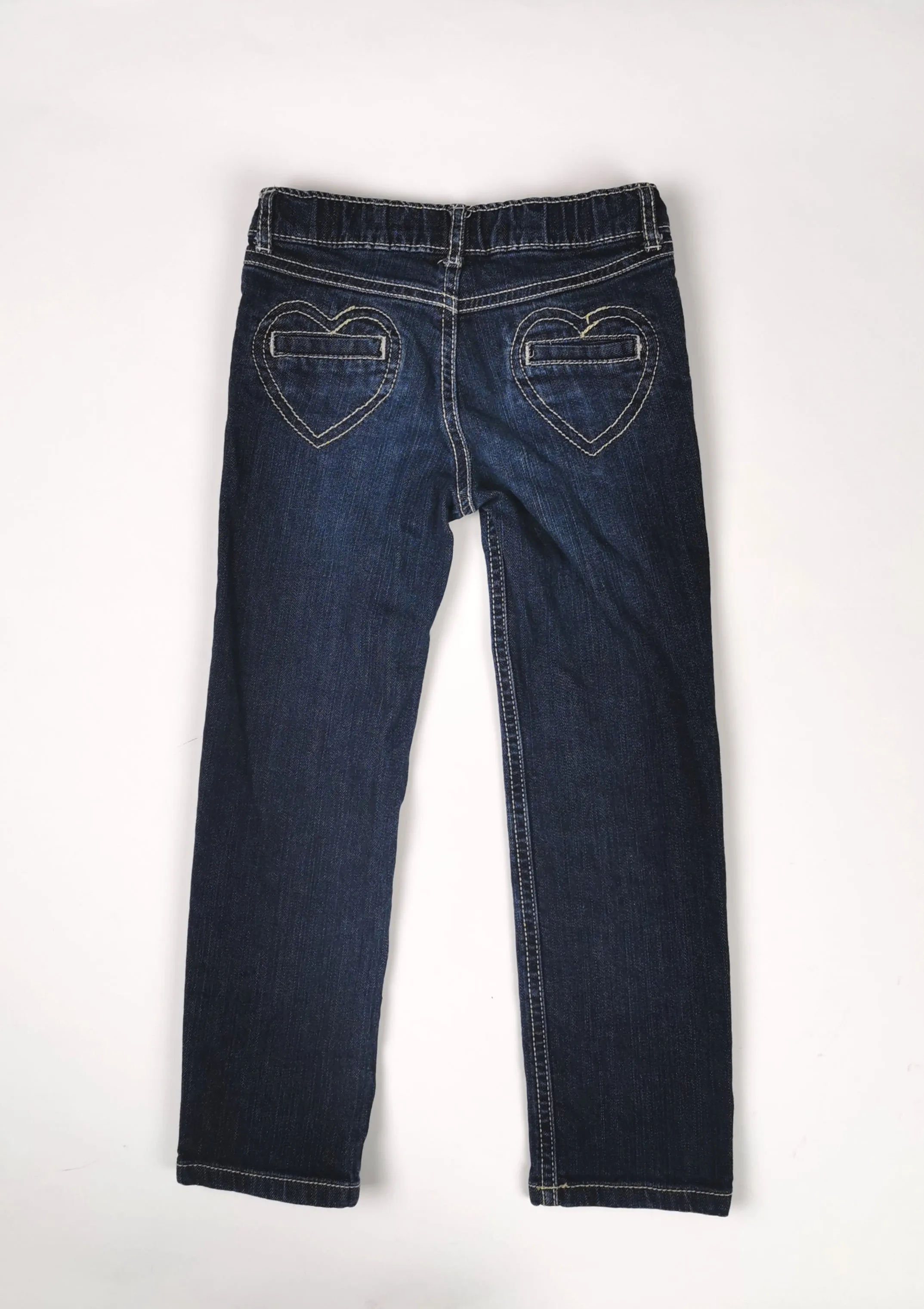 GIRL SIZE 5 YEARS - GYMBOREE, Darkwash, Straight cut Jeans EUC B47
