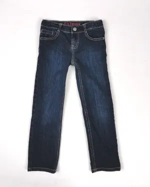 GIRL SIZE 5 YEARS - GYMBOREE, Darkwash, Straight cut Jeans EUC B47