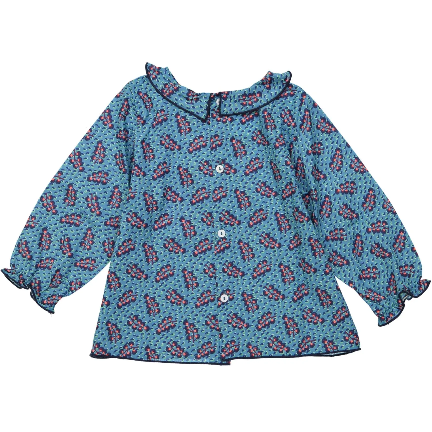 Girls Jeanne Liberty Anatolia Blue Blouse