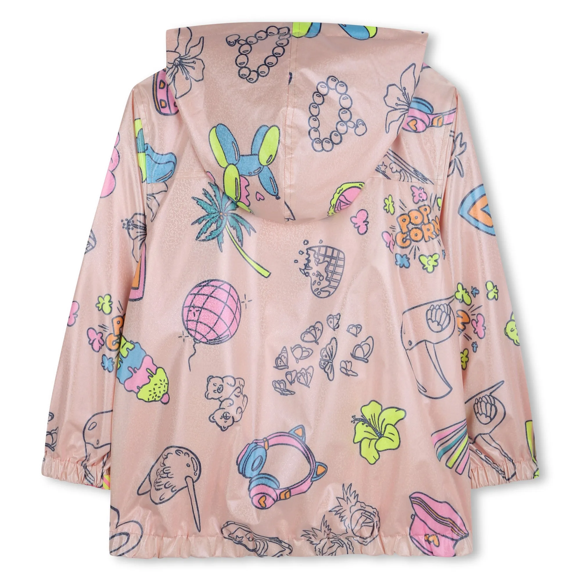 Girls Pink Rain Coat