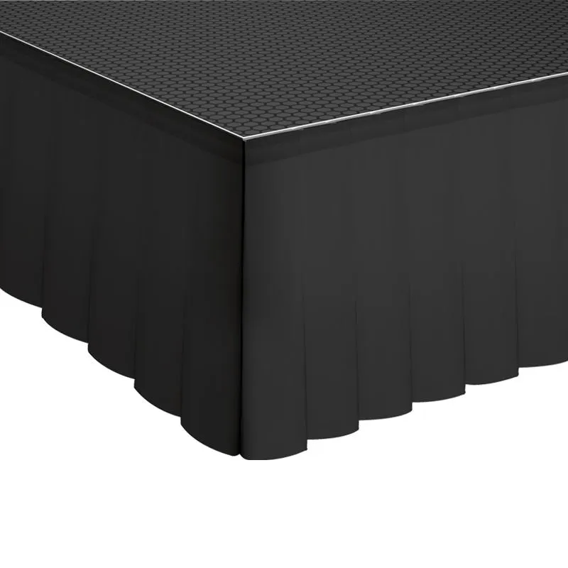 Global Truss GT Stage Deck Polyester Skirt 205 x 100cm Pleated