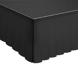 Global Truss GT Stage Deck Polyester Skirt 205 x 100cm Pleated