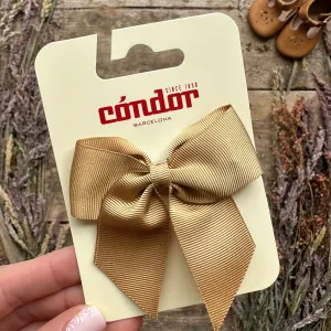 Grosgrain Hair Bow | Mustard