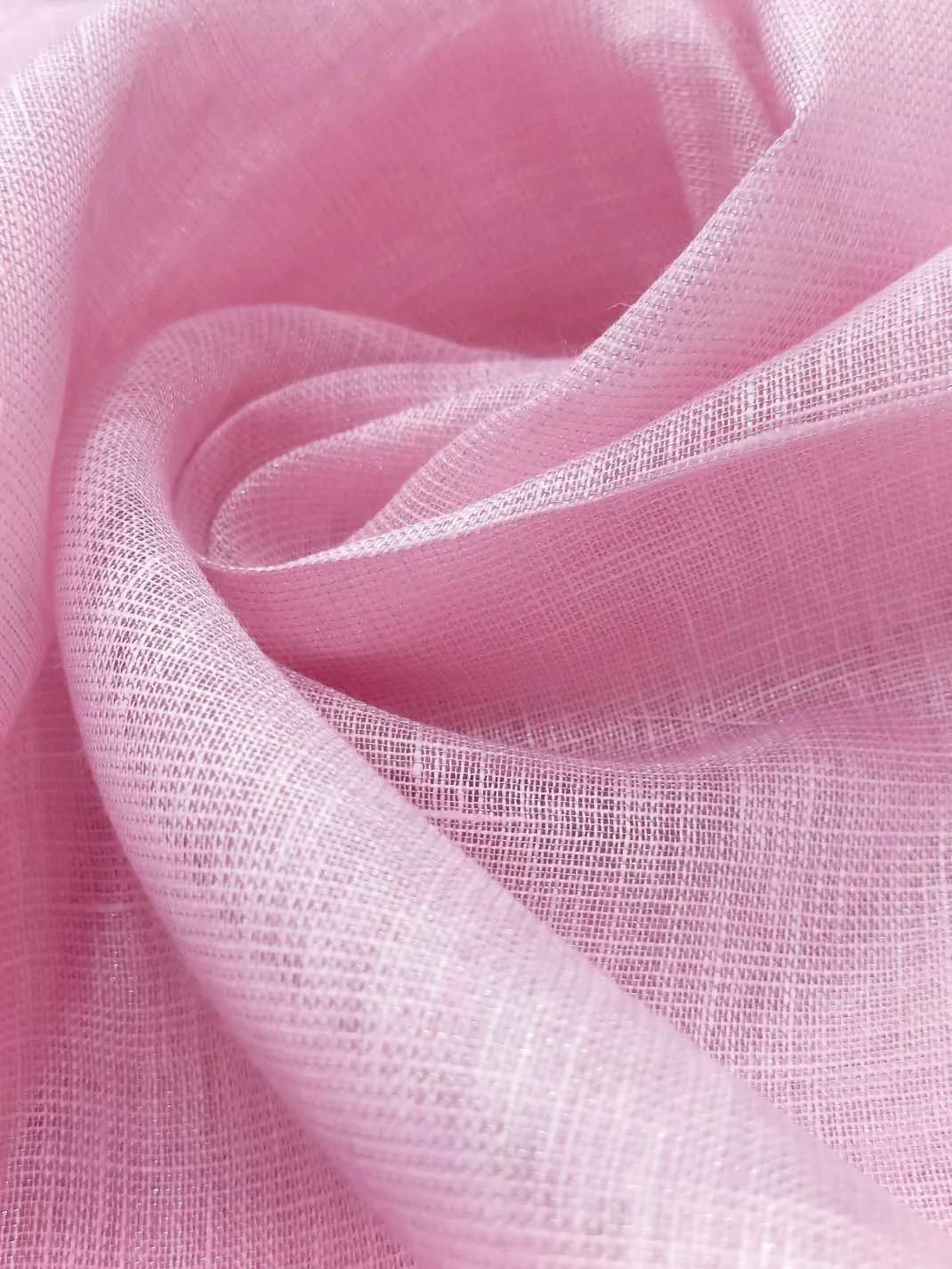 Handloom Pure Linen Tissue Fabric