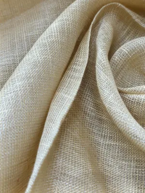 Handloom Pure Linen Tissue Fabric