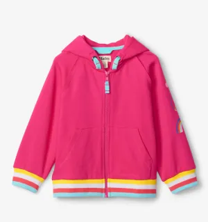 Hatley Fuchsia Purple Full Zip Hoodie