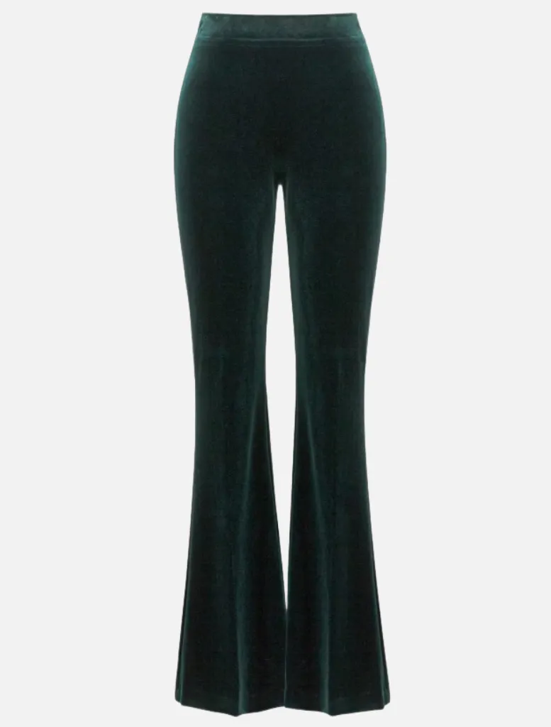 High-waisted Flare Trousers