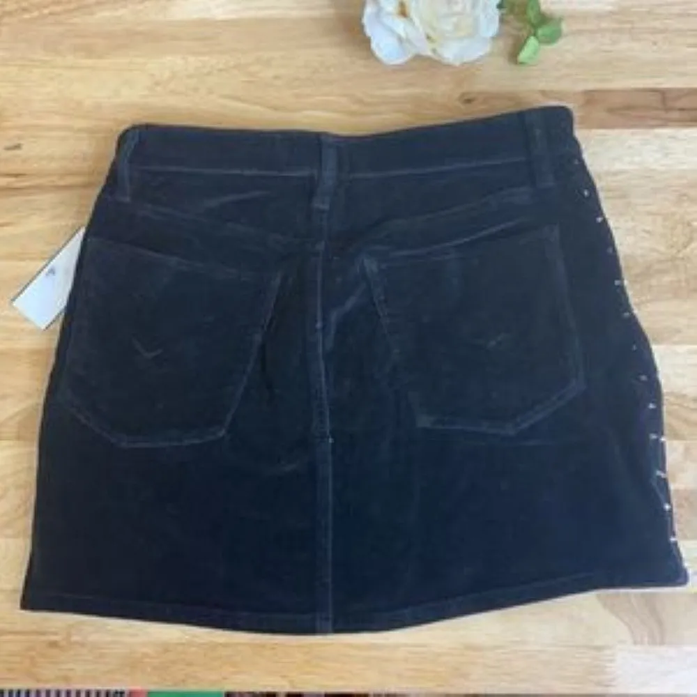 Hudson Jeans Black Womens The Viper Mini Skirt-27