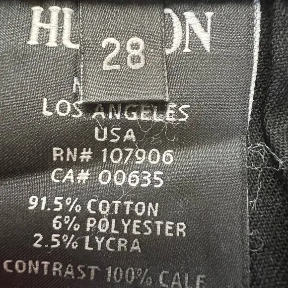 HUDSON LEELOO SUPER SKINNY JEANS