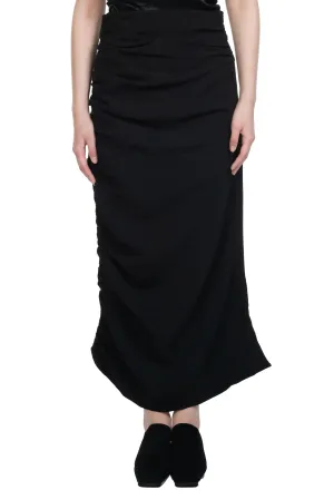 Ink Pleated Skirt