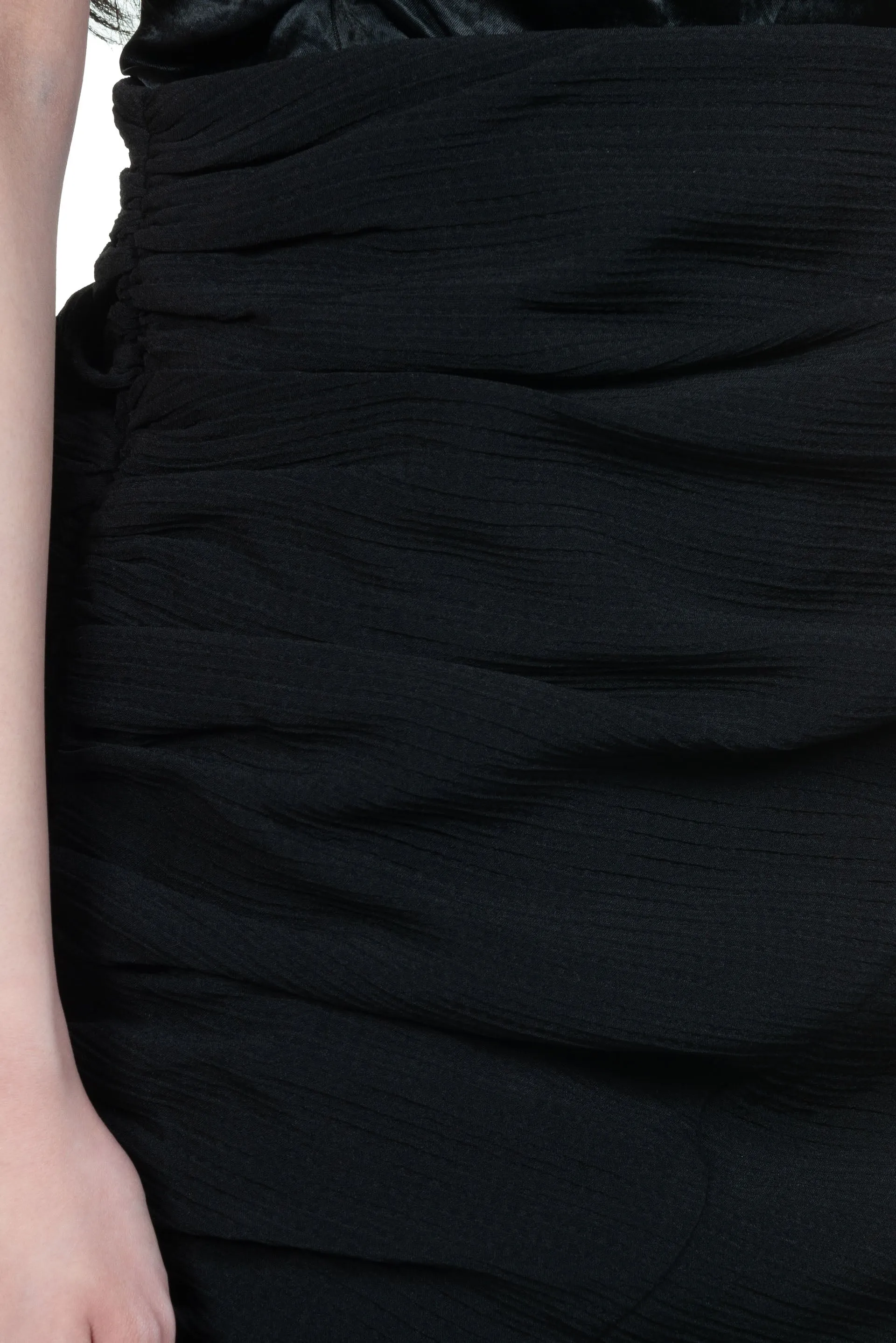 Ink Pleated Skirt