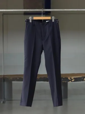 IRENISA | SEMI FLARED PANTS NAVY