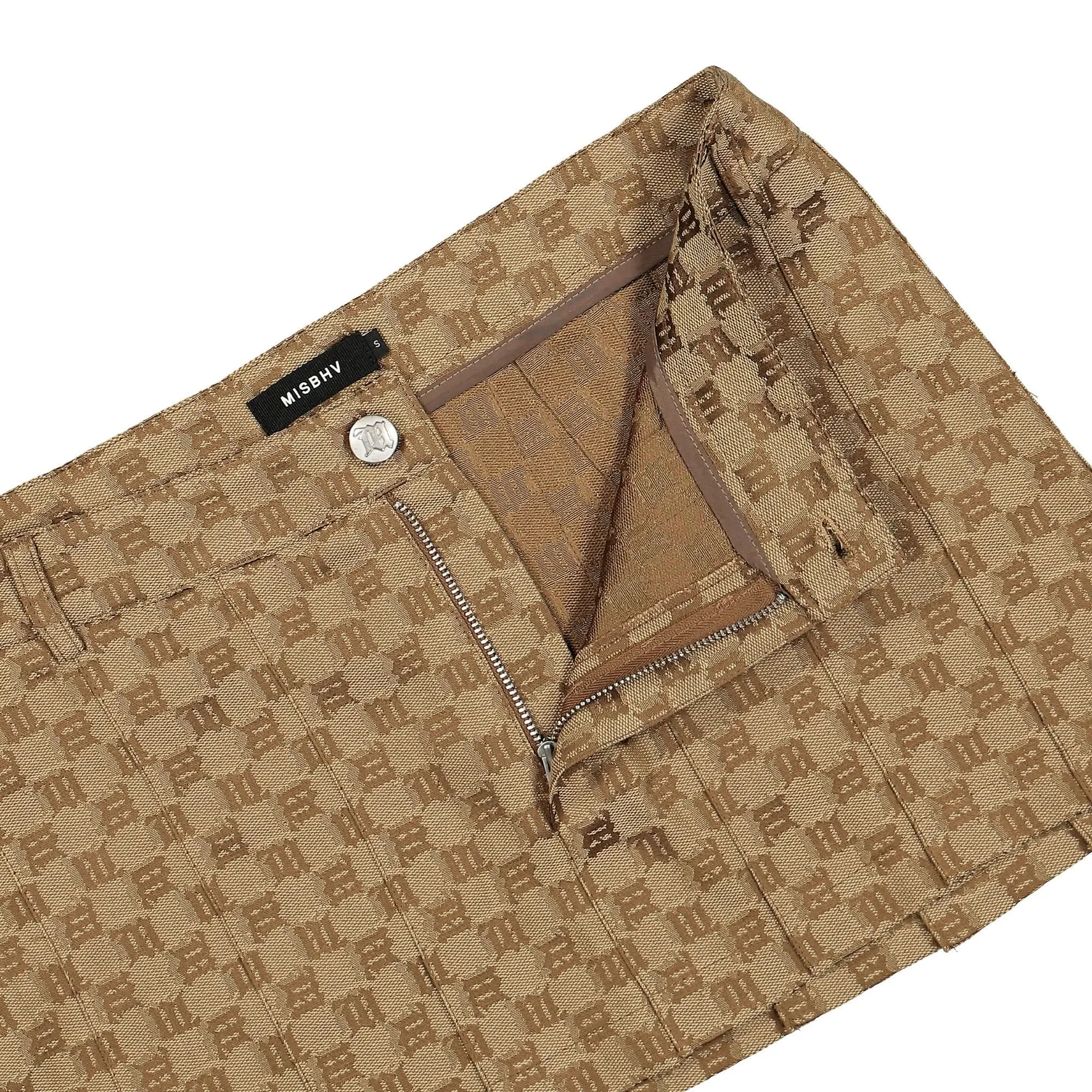 Jacquard Monogram School Skirt