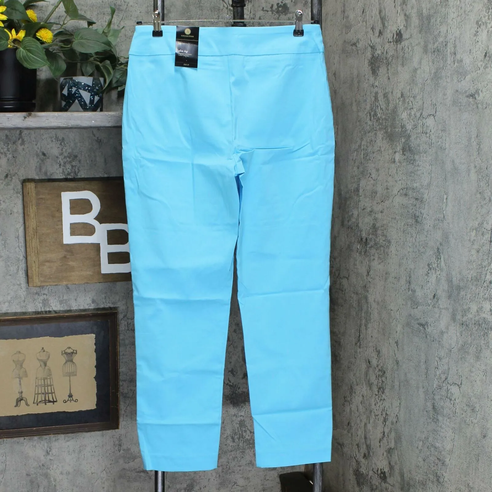 JM Collection Women's Studded Pull On Tummy Control Pants