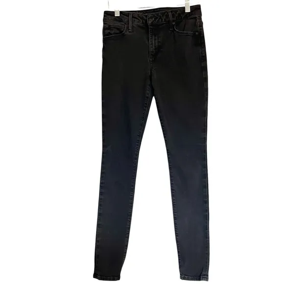 Joe’s The Icon Mid Rise Skinny Jeans Black / Charcoal sz 26
