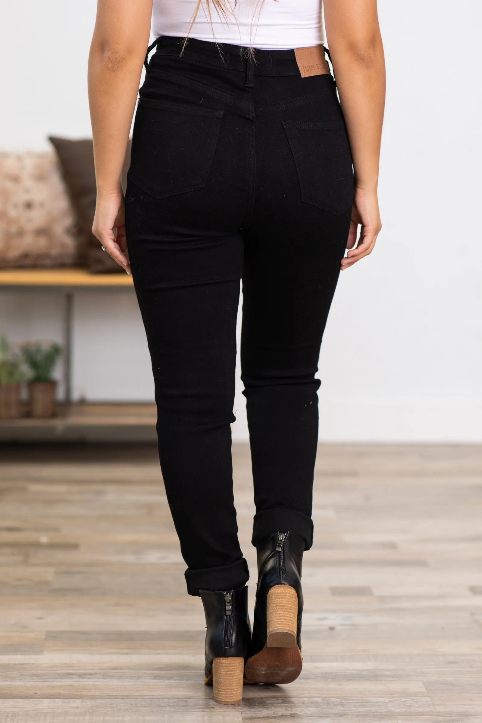 Judy Blue Black Tummy Control Skinny Jeans