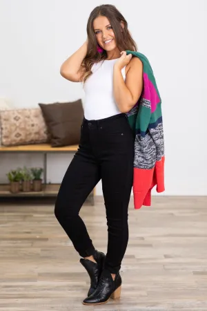 Judy Blue Black Tummy Control Skinny Jeans
