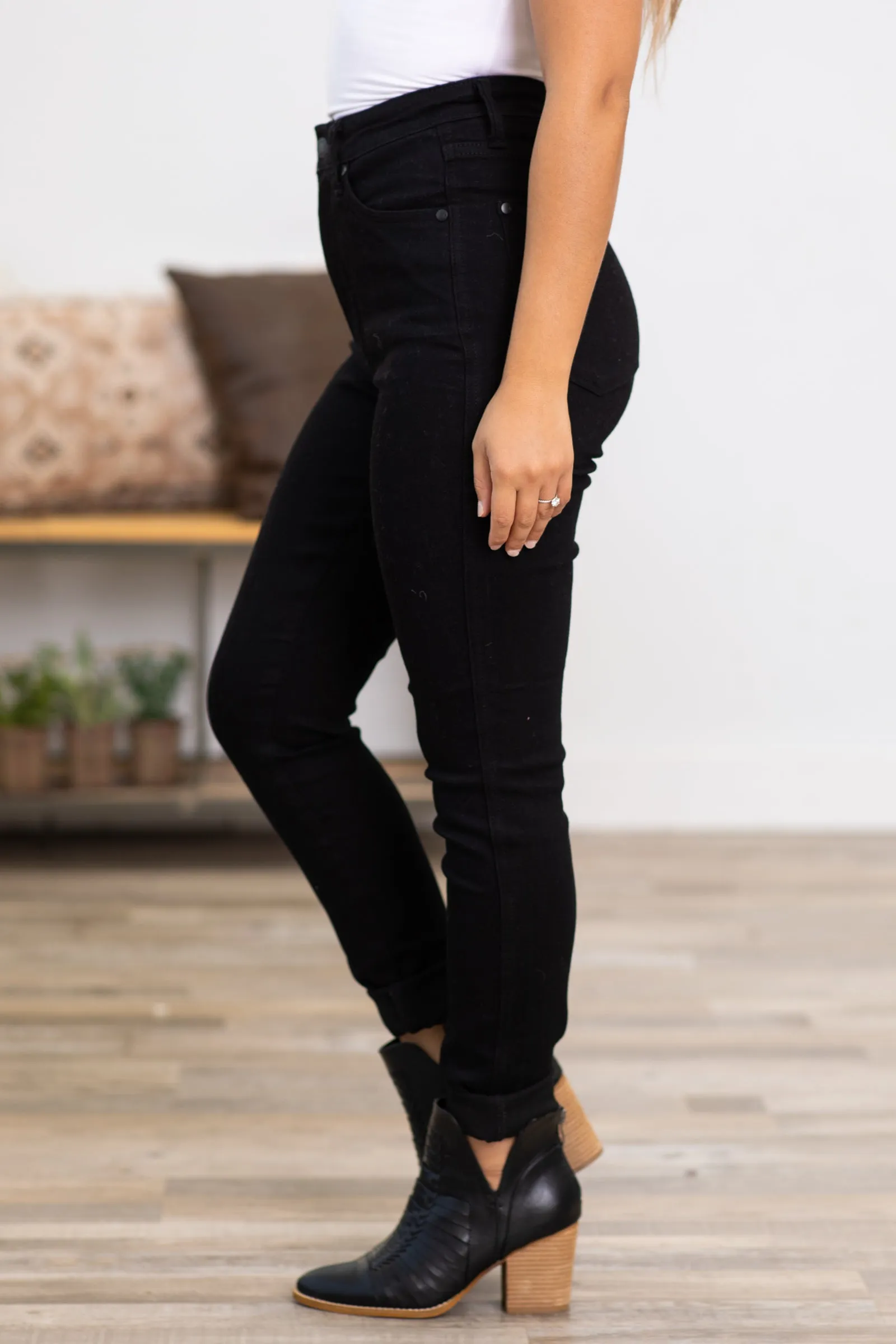 Judy Blue Black Tummy Control Skinny Jeans