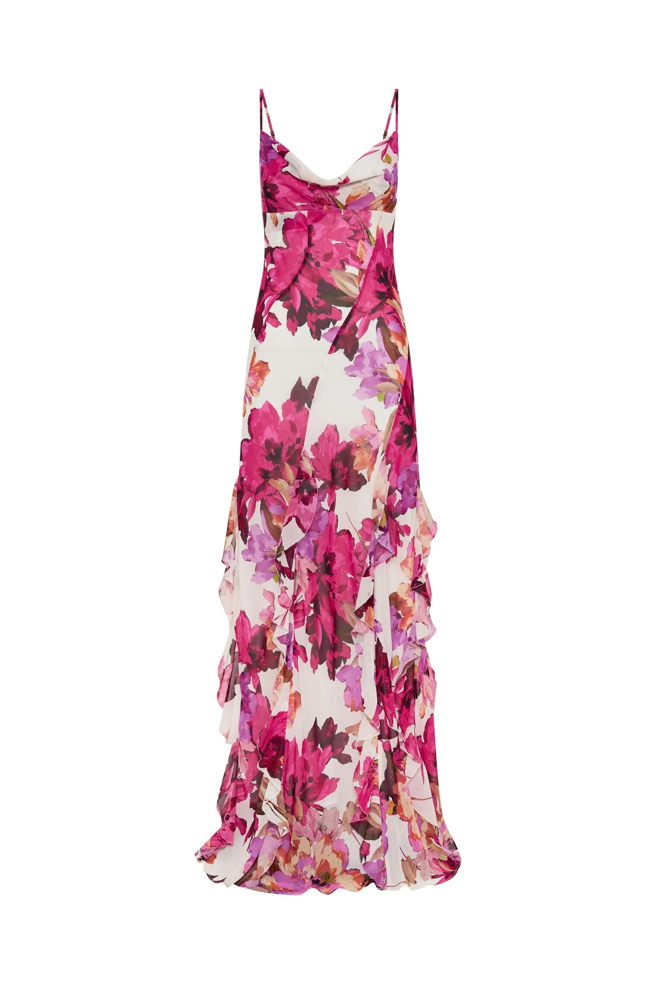 Kamila Dress - Ria Floral Ivory