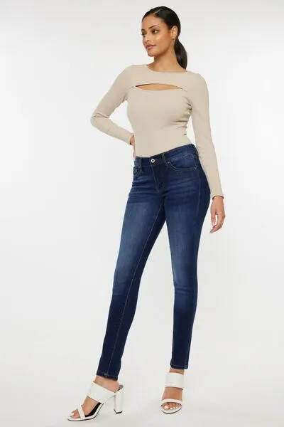 KanCan Mid Rise Skinny Jeans