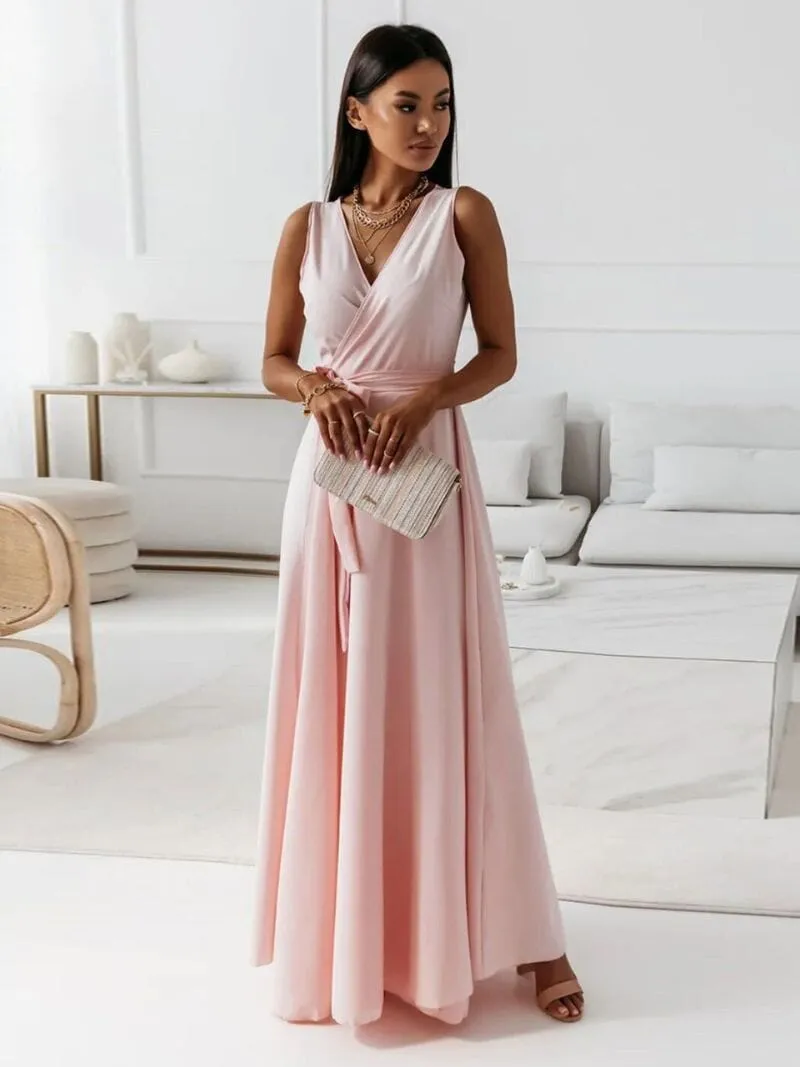 Karystel™ - Graceful Wrap Dress