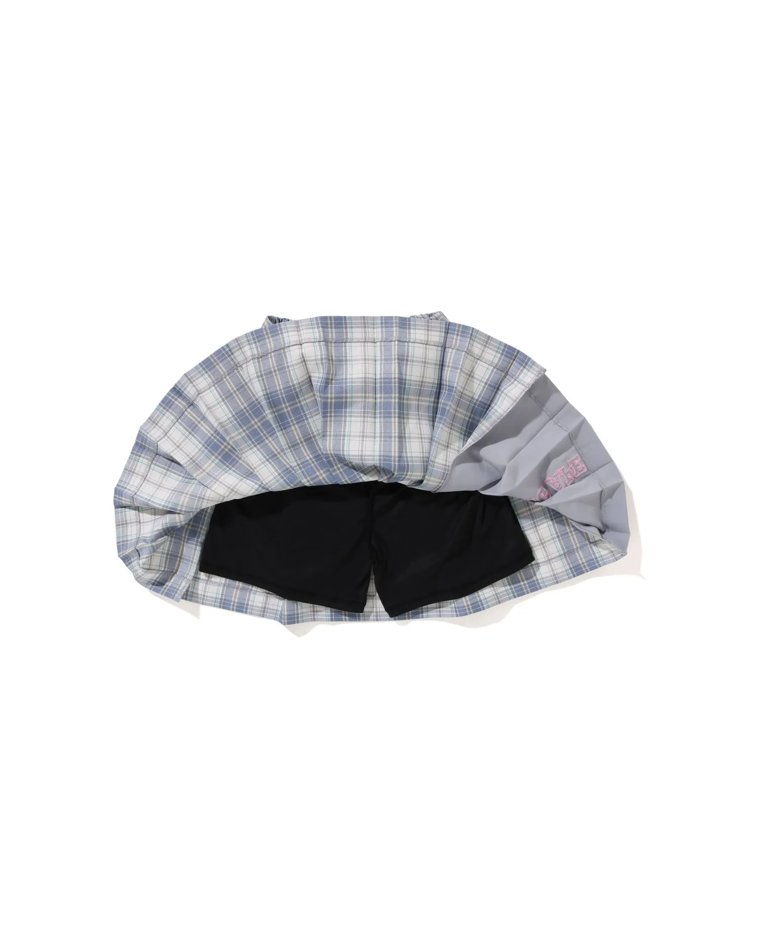 Kids Check Pleated Skirt Jr