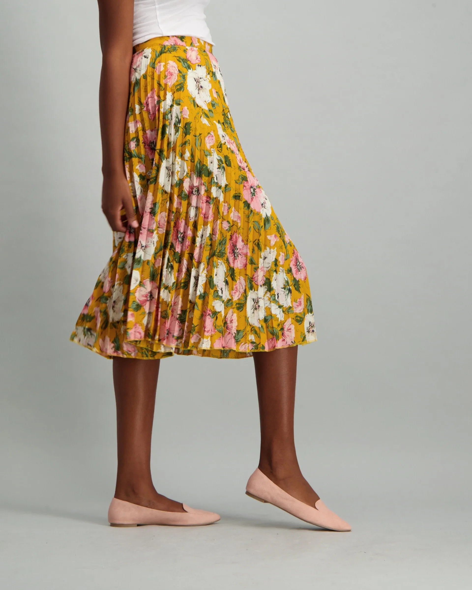 Ladies Floral Print Skirt - Floral