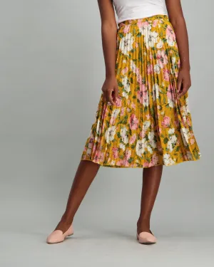 Ladies Floral Print Skirt - Floral